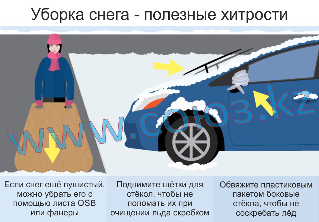 Как убрать снег безопасно и эффективно? | Союз Профи KZ